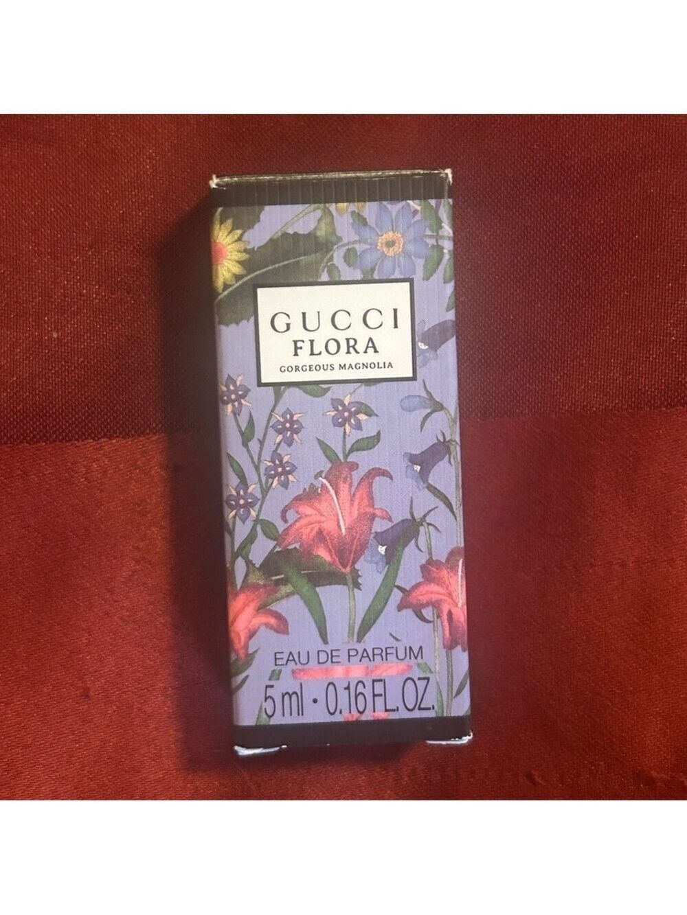 Gucci Fragrance Box with Black and White Text